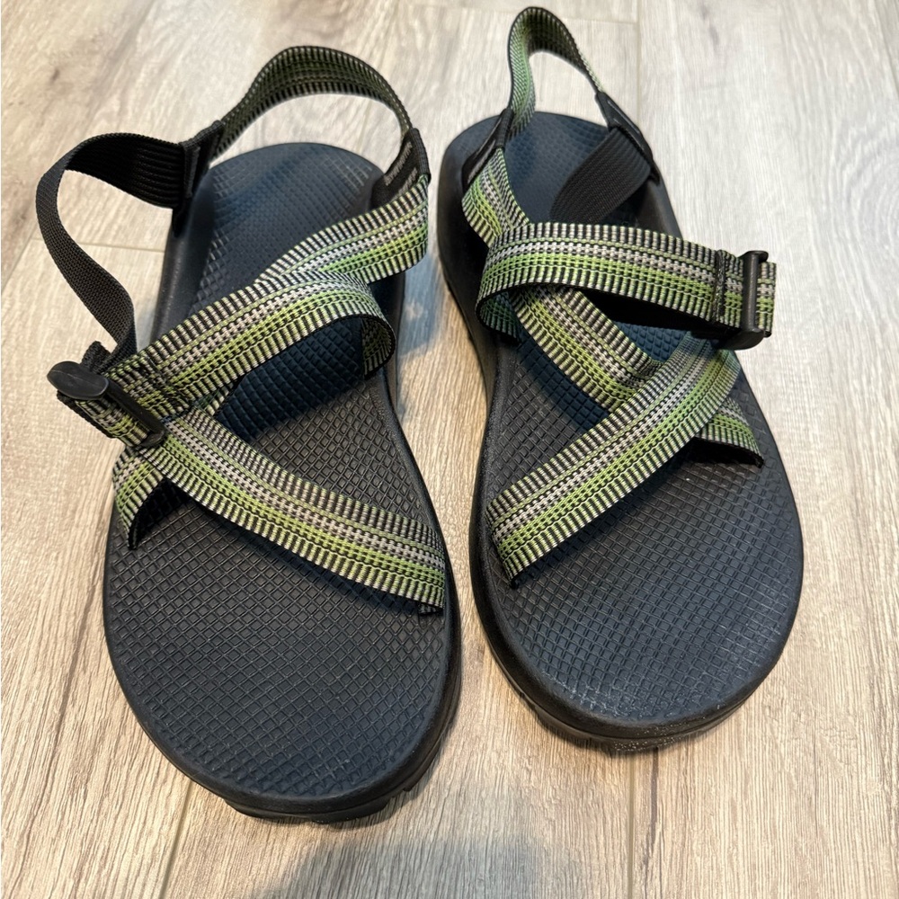 Chaco Z1 Green/Black Adventure Sandals